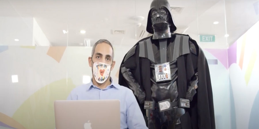 ΟΝΕΚ: Μέτρα προστασίας στον χώρο εργασίας σε συνεργασία με τον «Darth Vader»
